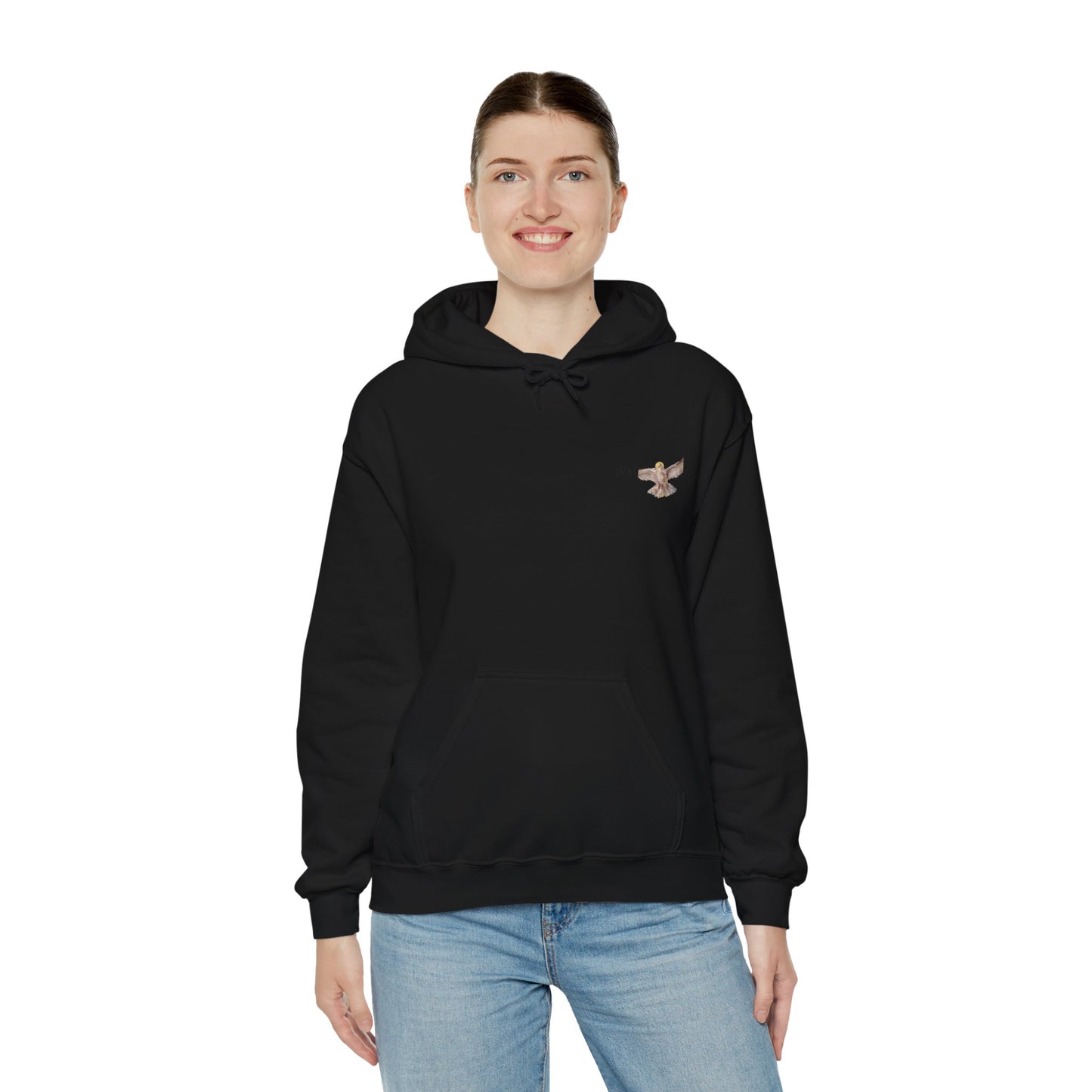 Hooded Sweatshirt - Wings of Refuge Design