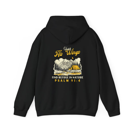 Hooded Sweatshirt - Wings of Refuge Design