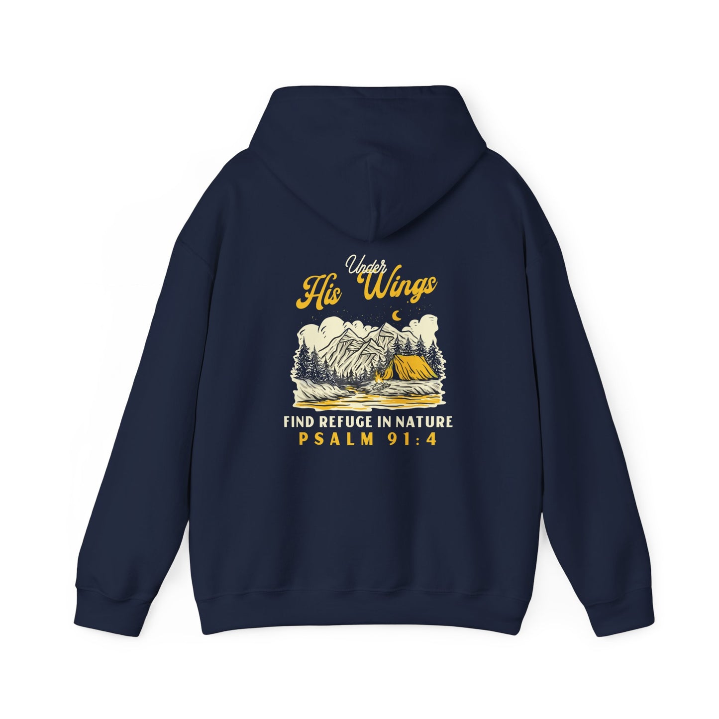 Hooded Sweatshirt - Wings of Refuge Design