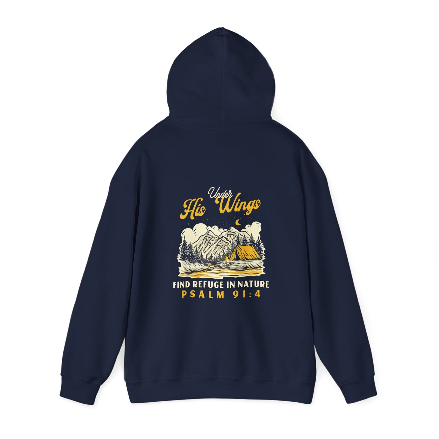 Hooded Sweatshirt - Wings of Refuge Design