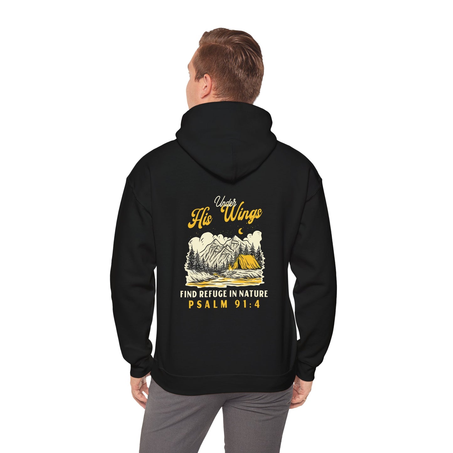 Hooded Sweatshirt - Wings of Refuge Design